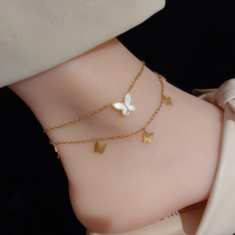 Butterfly Charms Two Layer