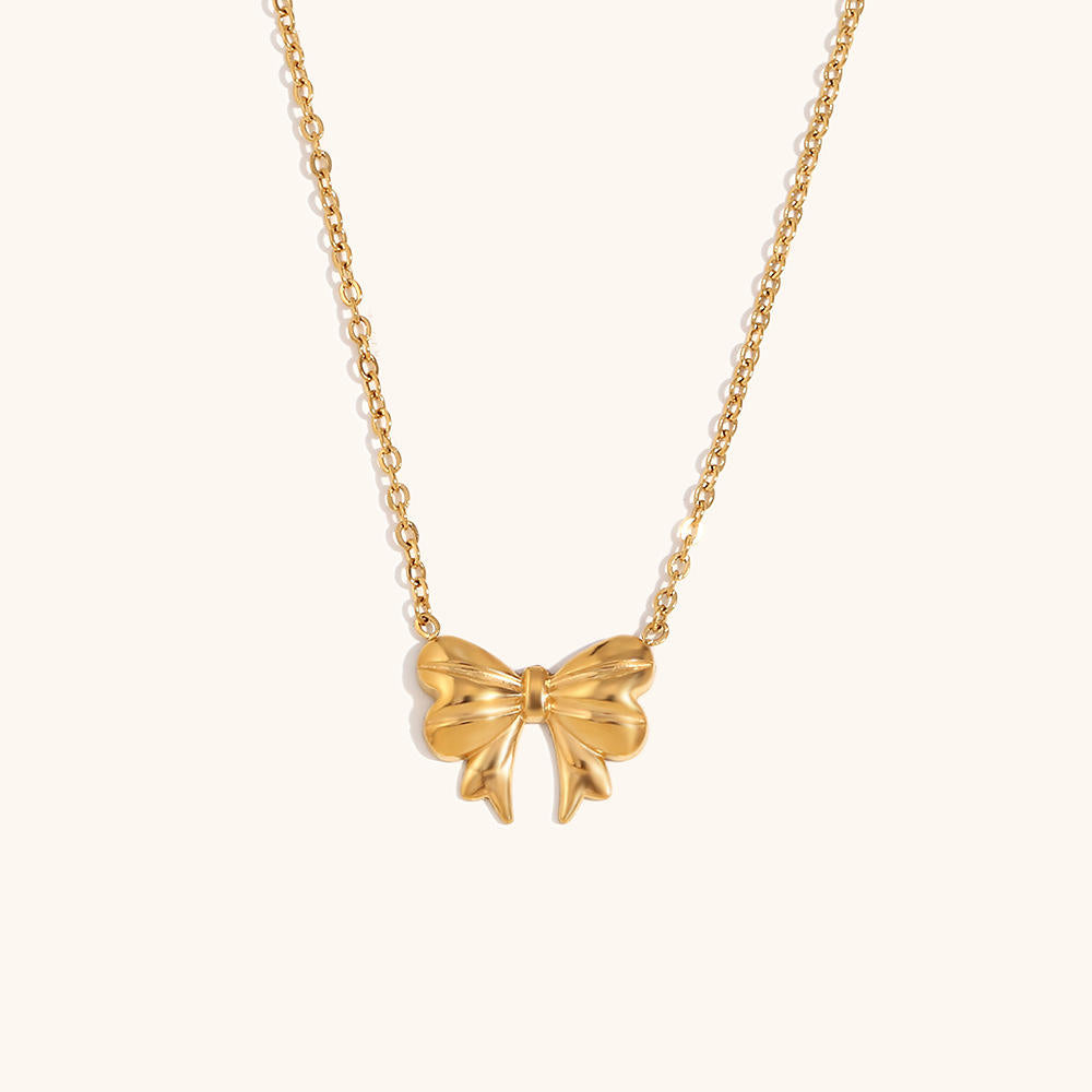 Simple Bow Necklace
