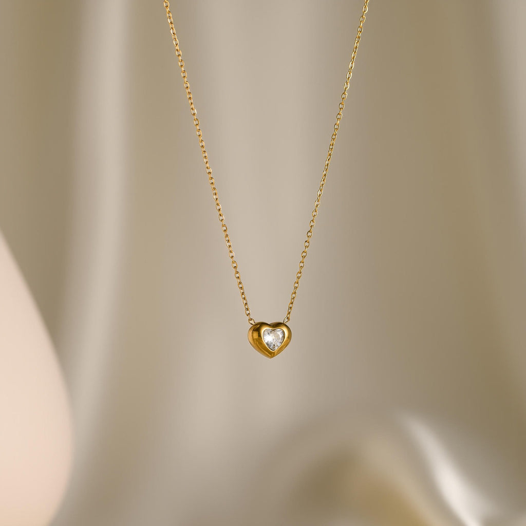Stone Heart Necklace