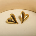 Pointed Heart Earrings
