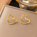 Hollow Heart Earrings