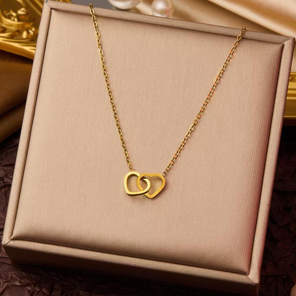 Heart Interlocked Necklace