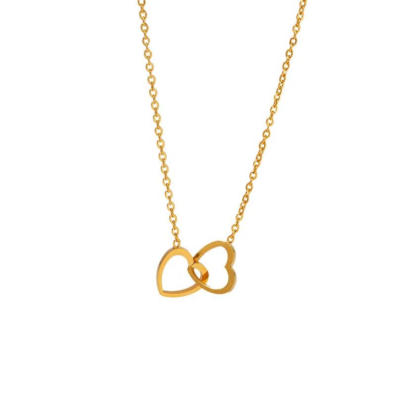 Heart Interlocked Necklace
