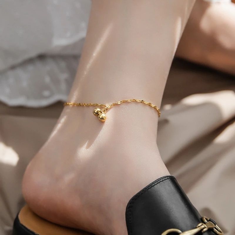 Golden Cherry Anklet