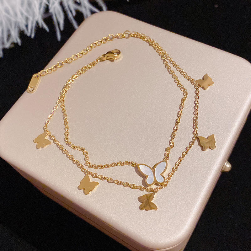 Butterfly Charms Two Layer