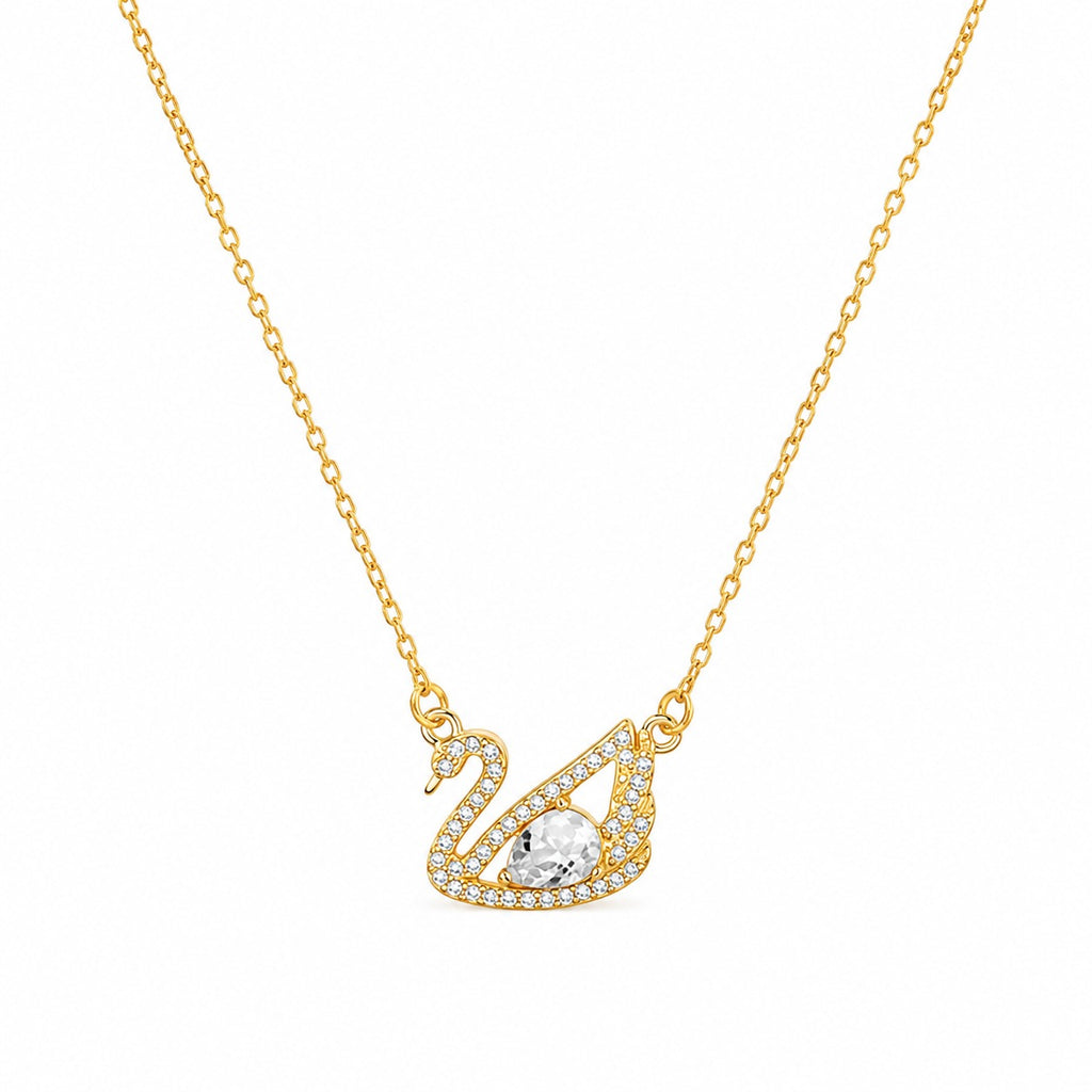 Swan-Embellished Necklace
