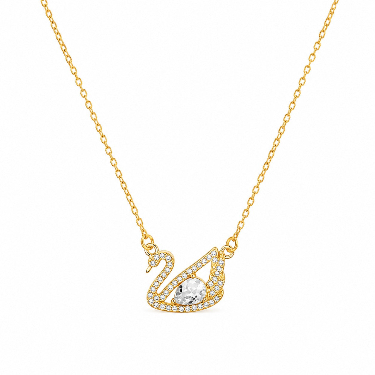 Swan-Embellished Necklace