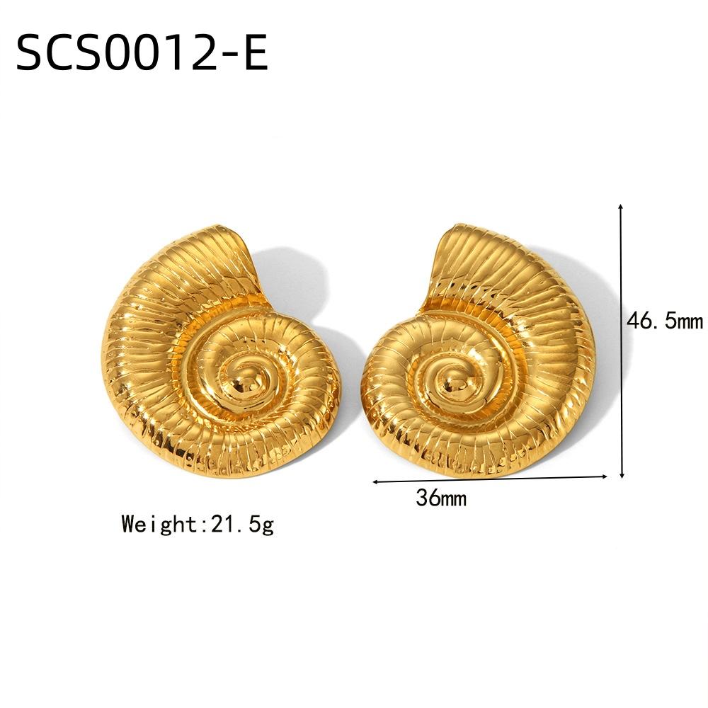 Sea Shell Stud Earrings