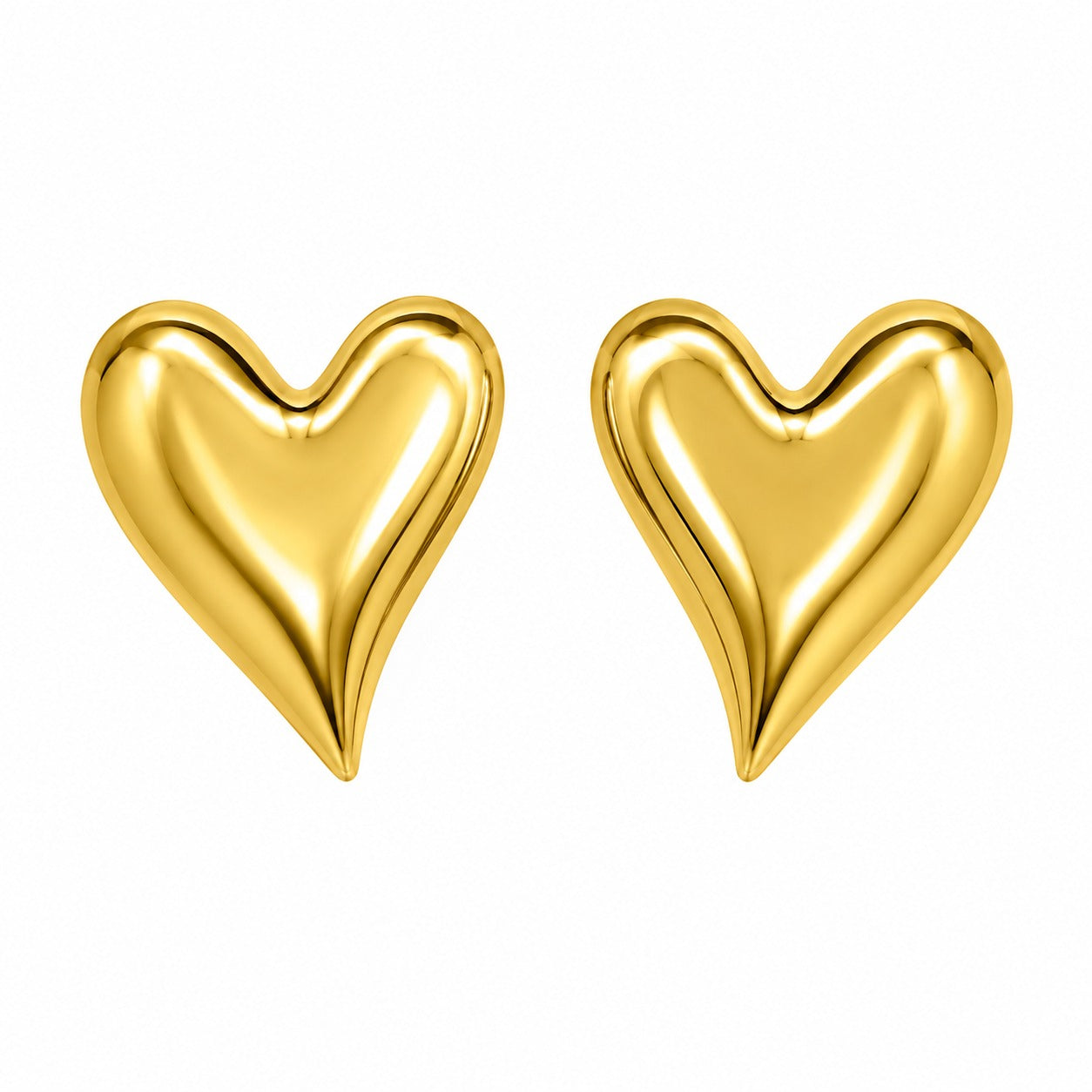 Balloon Heart Stud Earrings