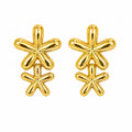 Dual Flower Earrings