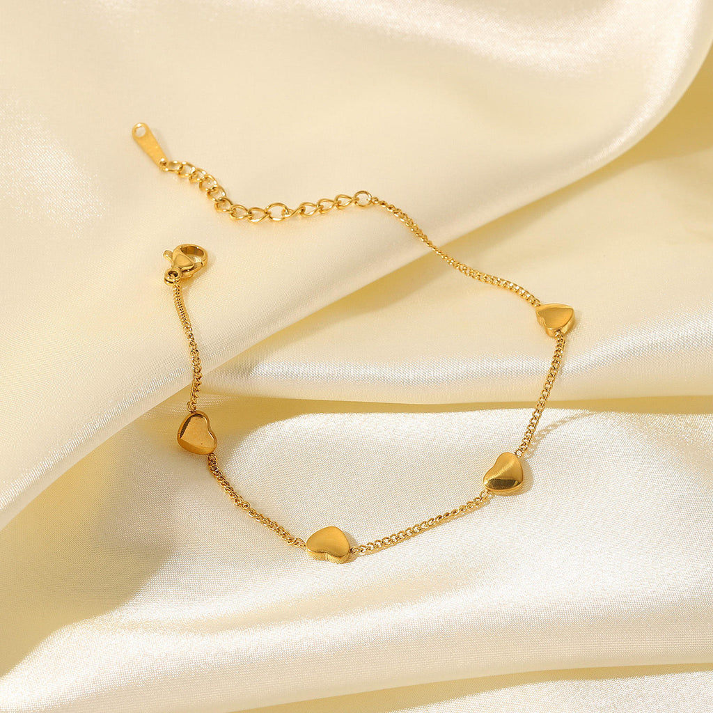 Heartful Chain Bracelet