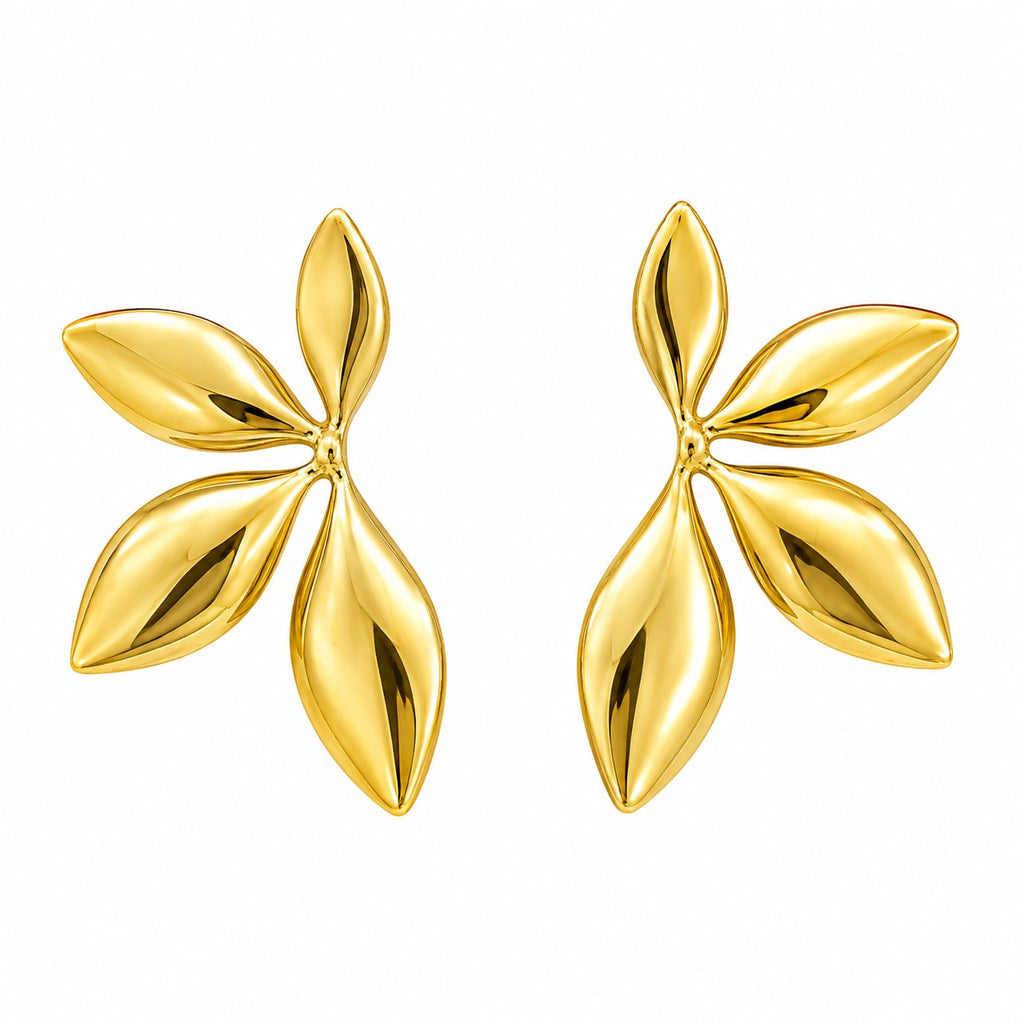Four Leaf Stud Earrings