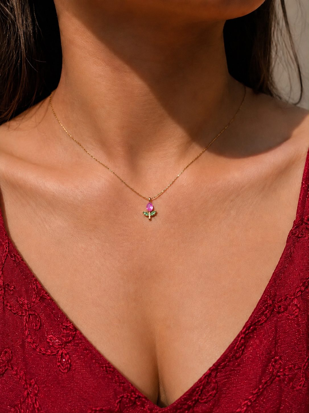 Tulip Necklace Trending Viral Tulip Jewelry
