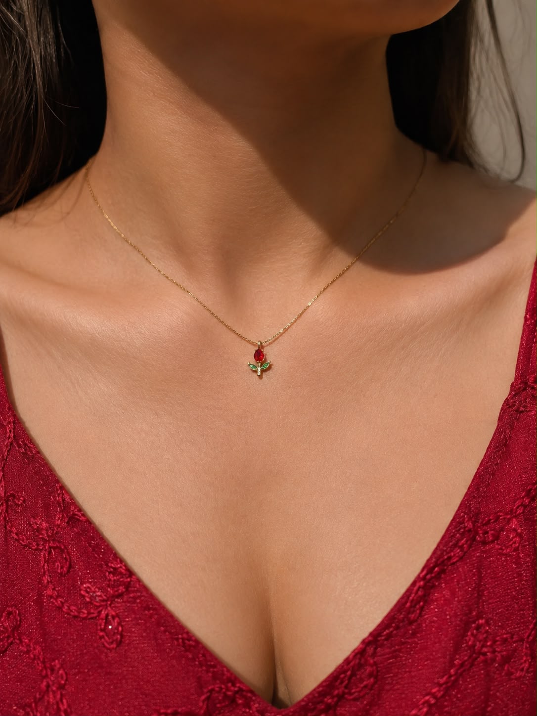 Tulip Necklace Trending Viral Tulip Jewelry