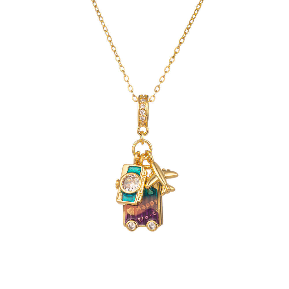 Travel Wanderers Pendant Necklace