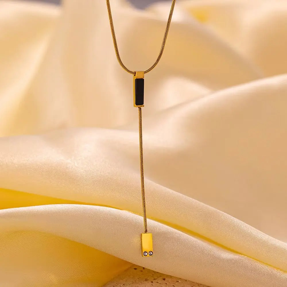 Cross-border Minimalist Y-Shape Necklace