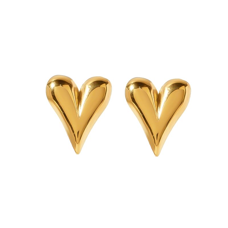 Pointed Heart Earrings