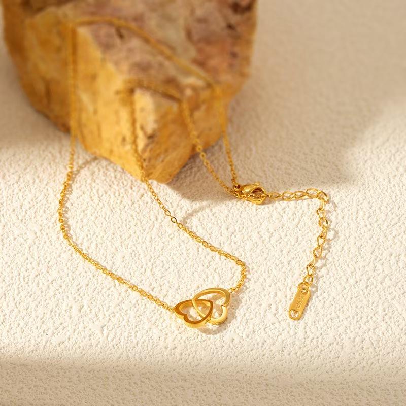 Heart Interlocked Necklace