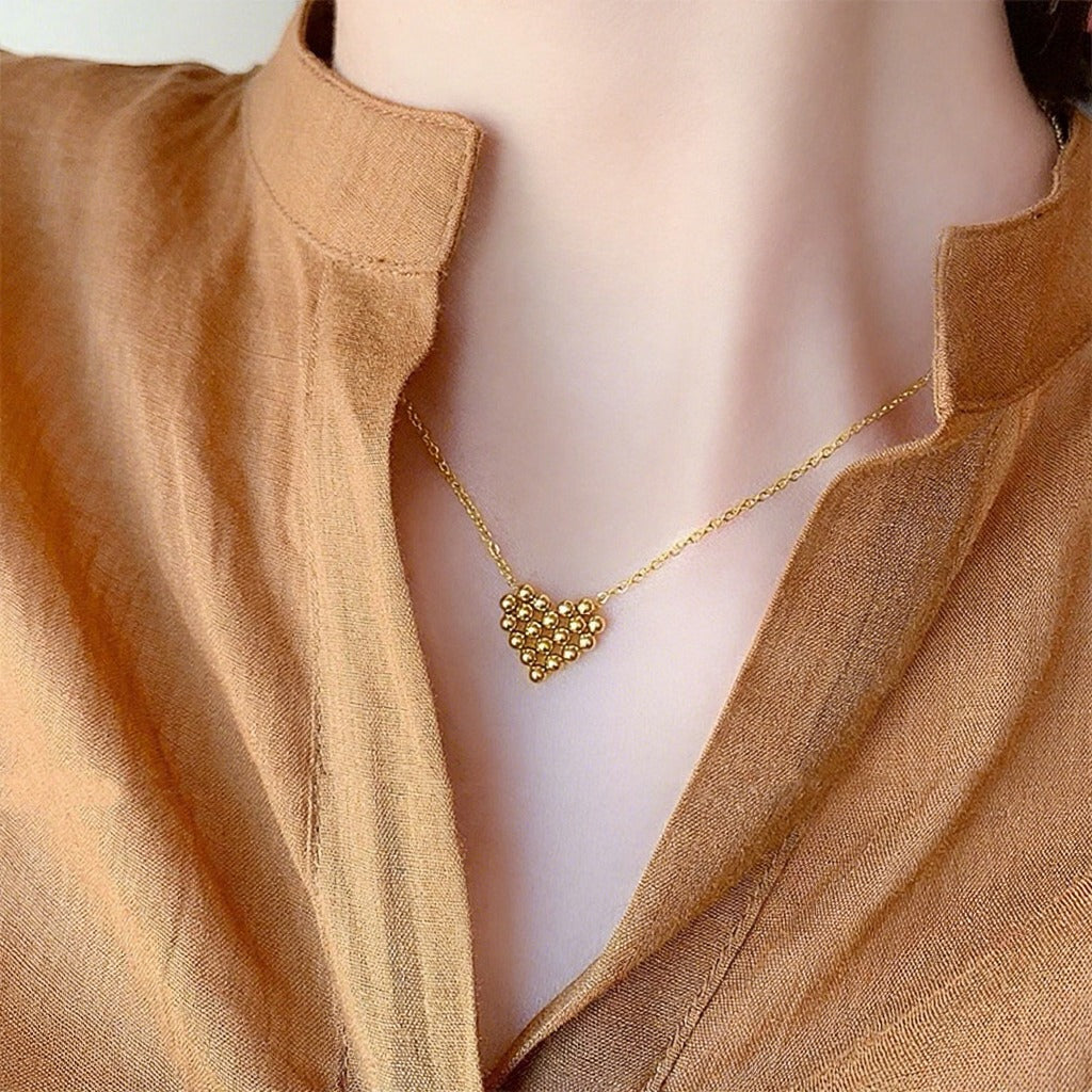 Beads Heart Necklace