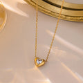 Stone Heart Necklace