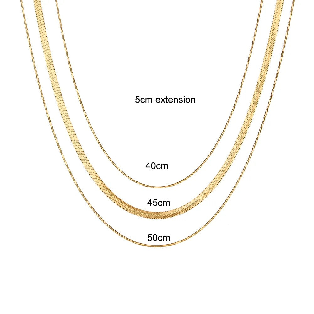 Triple Layer Snake Chain